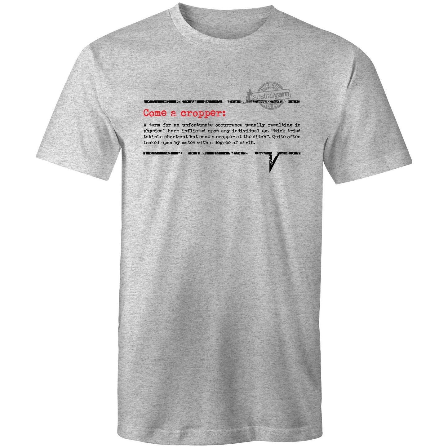 'Come a cropper' Tee